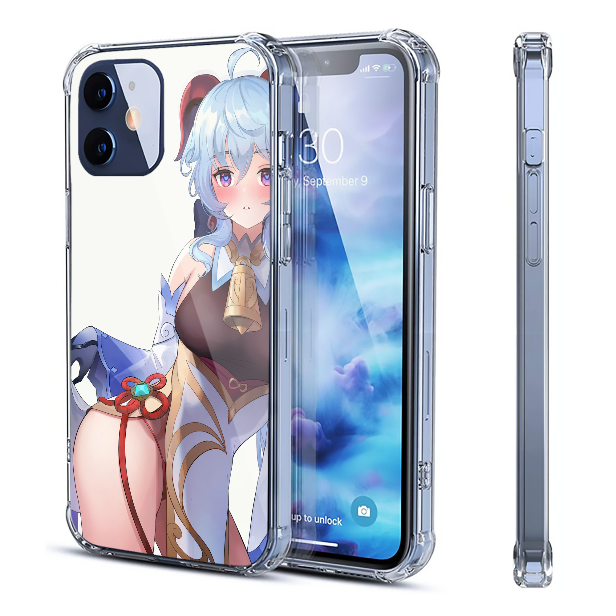 げんし神 genshin 【iPhone 12シリーズ対応】透明スマホケース（クリアソフトケース）
